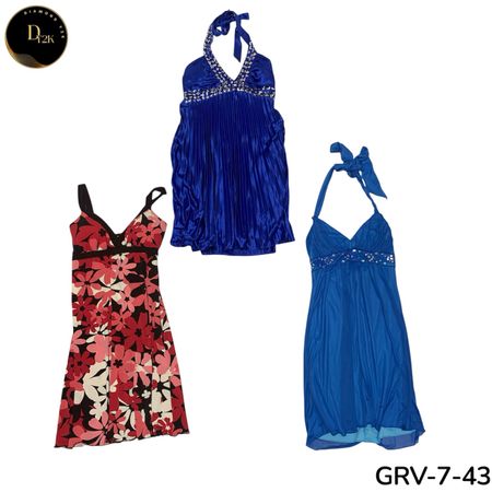 Women’s Mini Poly Dress – Authentic Fashion (GRV-7-43)