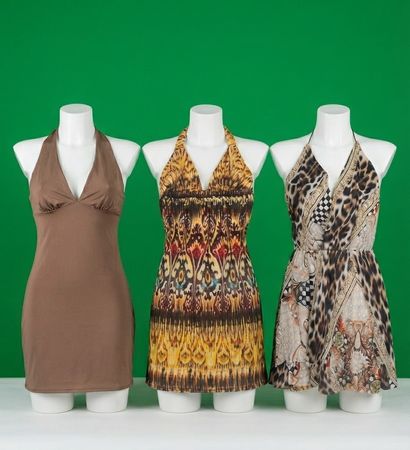 Y2K Halter Dresses Vl71