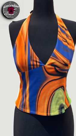 Tops in rete riciclati