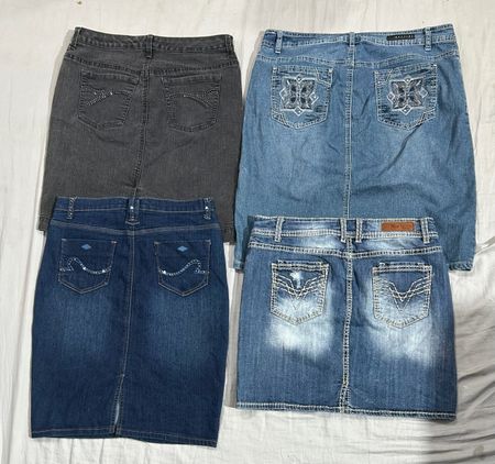 Y2k denim skirts (1000)