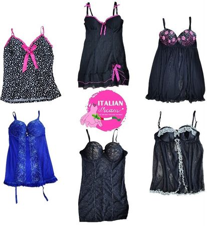 : Black & Royal Blue Baby doll set