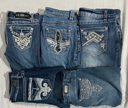 Y2k flared jeans (1019)