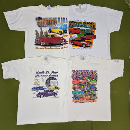 RV4072 Car Printed Oversized Tshirts