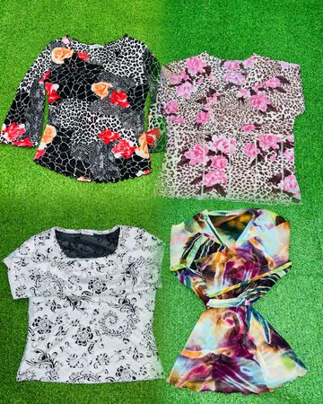 Y2K full salves blouse