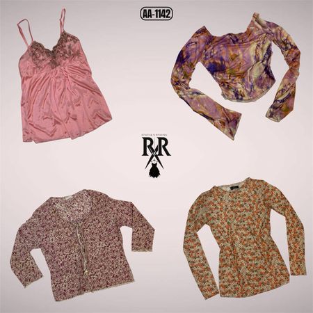 Y2K Baby In Pink Mix Tops (AA-1142)