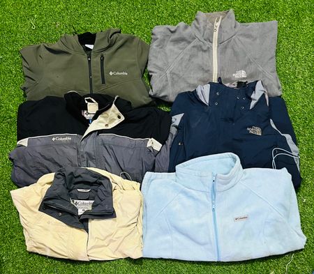 Northface columbia jackets bundle 1