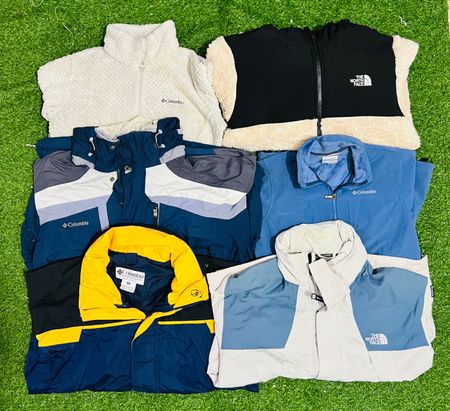 Northface columbia jackets bundle 2