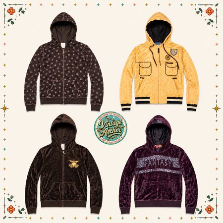 Hoodies de rue pour femmes Y2K avec graphismes embellis : 7pcs (H-1)