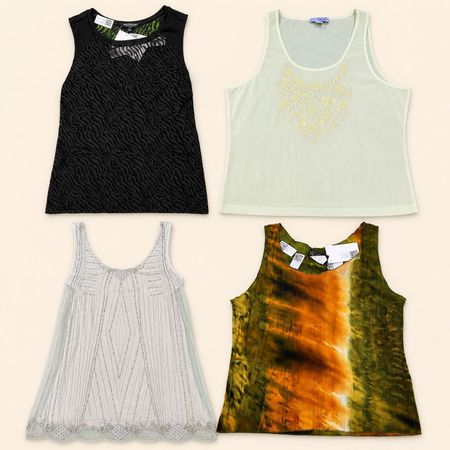 Y2K Vintage Tank Tops | Fairycore Coquette Indie Cami Bundle