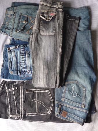 Jean en denim bootcut vintage non marqué | Style vY2K