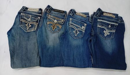 CR9925 Vintage Rock Revival Flare & Straight Jeans