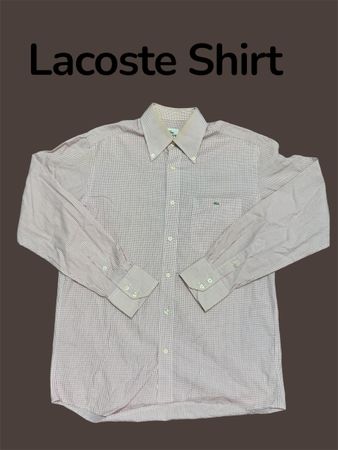 Lacoste Shirt Men’s Embroidered Crocodile Logo Classic Fit Casual Golf Top