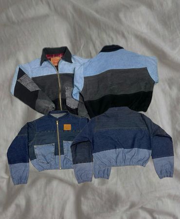 Upcycled Levi’s Crop Jacket Winter Drop