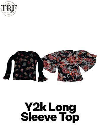 Y2k Long Sleeve Top.      #0058
