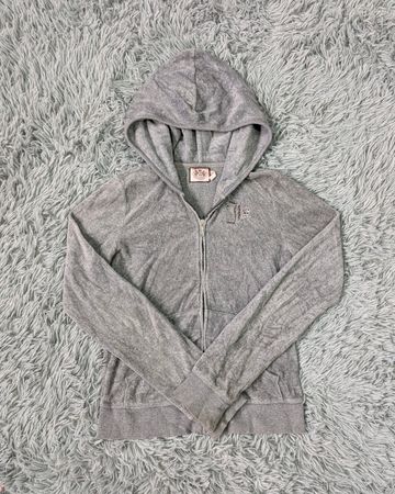 ***Juicy Couture Hooded Track Jacket | Y2K Velour
