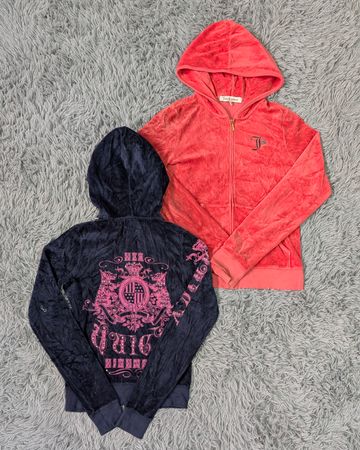 **Y2K Juicy Couture Zip Hoodie Jacket | Authentic