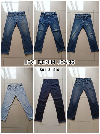 Levi 501 Denim Jeans 8 pieces