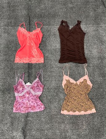 Y2K Cami Tops - (08/07(