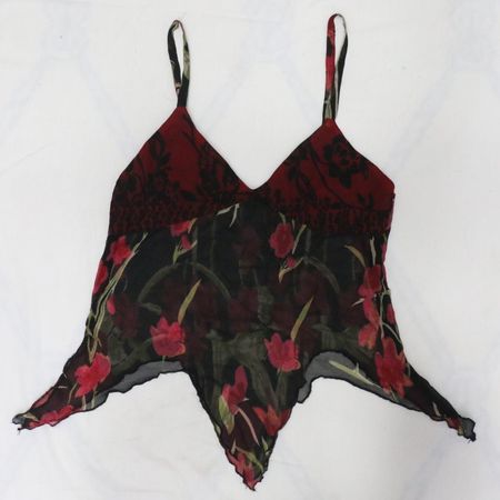 CR1882 HAUT CAMI EN MOUCHOIR UPcyclé