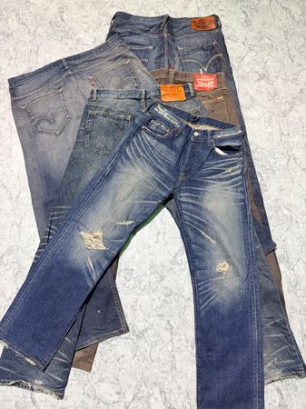 Vintage Levi’s Denim Bundle – Distressed & Classic Washes