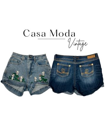 070726-13 Denim micro shorts 10 pcs