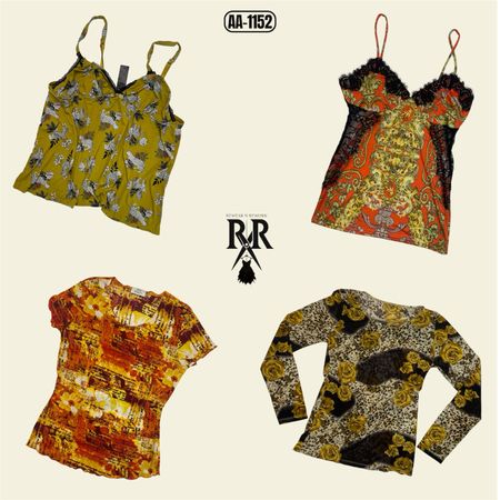 Y2K Vintage Grunge Mix Tops (AA-1152)