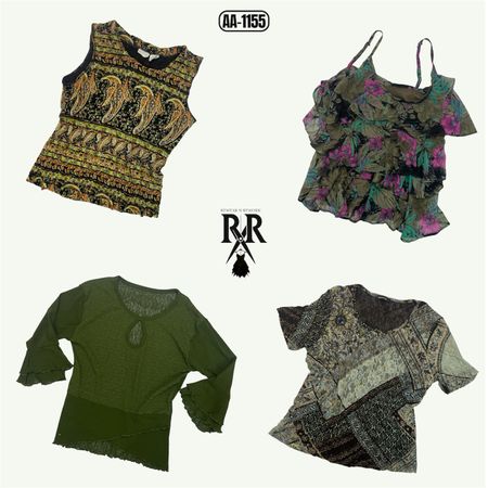 Y2K Natural Vibe Mix Tops (AA-1155)