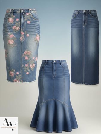 Vintage &modern long skirts collection