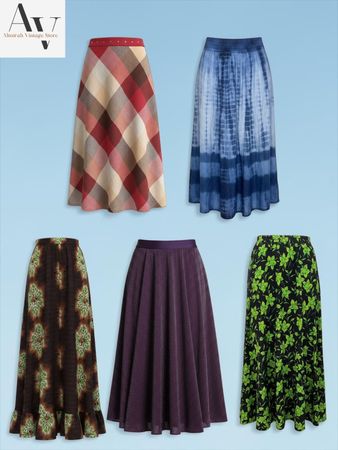 Collection de jupes longues pour femmes Premium