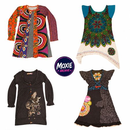 Retro Desigual Tribal & Flowers Tops: 8pcs D1