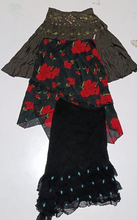 Y2K Poly Skirt RV # 024