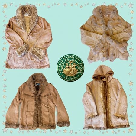 Premium Vintage Afghan Fur & Shearling Coats – Trendy Y2K Style Women’s Outerwear Bundle