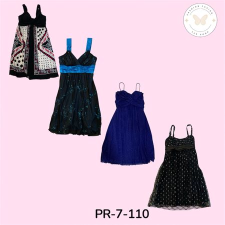 Women's Y2K Poly Dresses – Vintage Everyday Collection (PR-7-101)