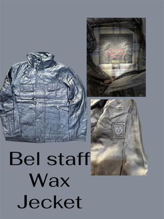 .	Belstaff Wax Jacket Men’s Vintage Waterproof Biker Coats