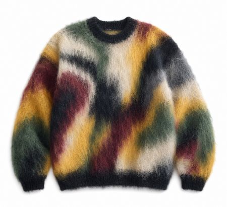 Mohair hairy sweater