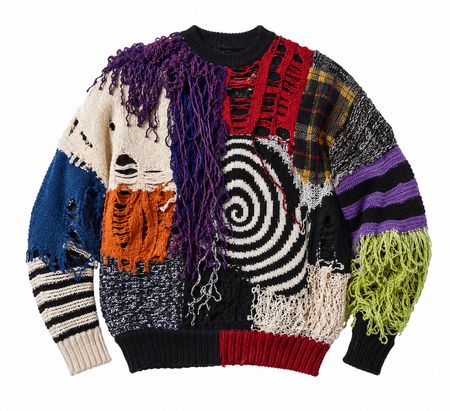 Pull à motif fou