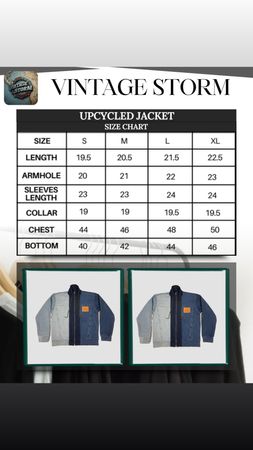Upcycled Levi’s Two-Tone Denim Jacket
