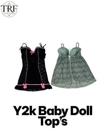 Y2k Baby Doll Top.     #0073