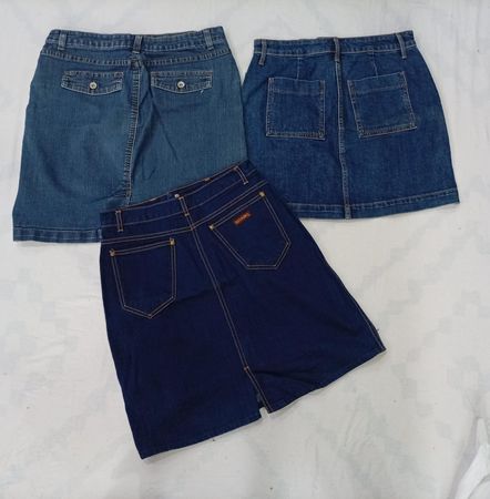 CR9983 Y2K Midi Denim Skirts