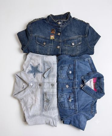 225 8x Women's Vintage Y2K Denim Jackets Wholesale Bundle | A/B/C Grade Mixed | Reseller Lot