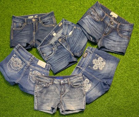 6662 - Mini Short de Denim Reciclado