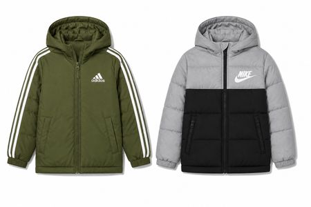 Adidas and Nike kids jackets
