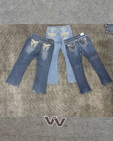Y2K Bootcut Jeans #090726 #001