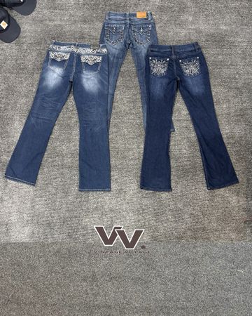 Y2K Emblished Jeans #090726 #002
