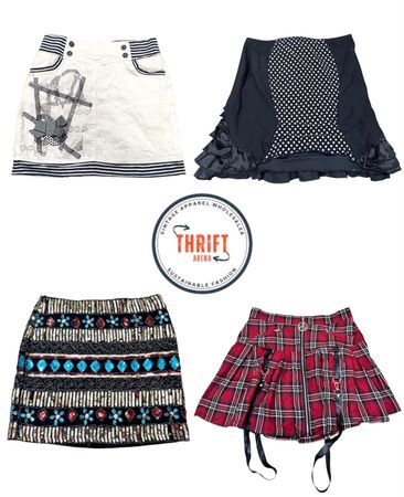 Vintage Style Mini Skirt LX482