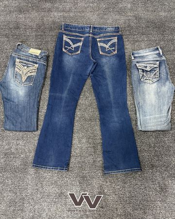 Y2K Bootcut Jeans #090726 #004