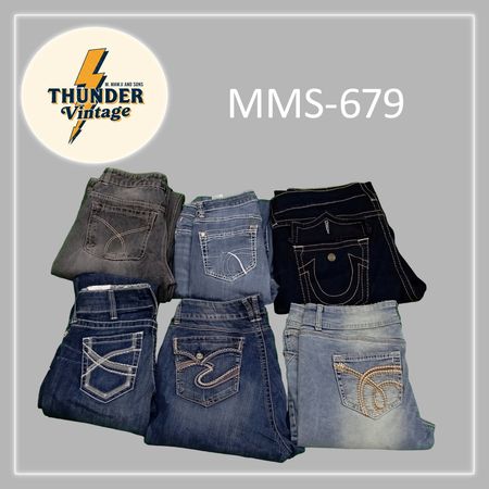 Y2K Bootcut Jeans (Mms-679)