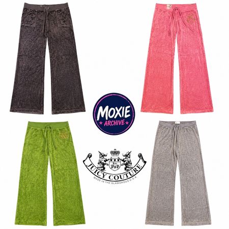 Retro Juicy Couture Velour Sweatpants Bellow Bottoms: 8pcs J5