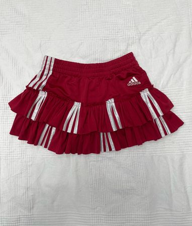 Upcycle Adidas Ruffle Mini Skirt  (Dv -07)