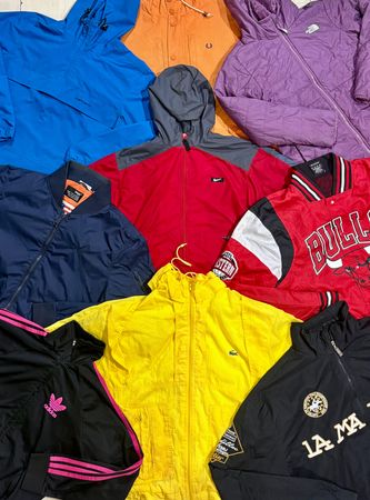 Mix branded track jacket